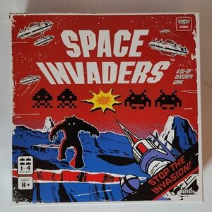 Space Invaders Board Game - Red